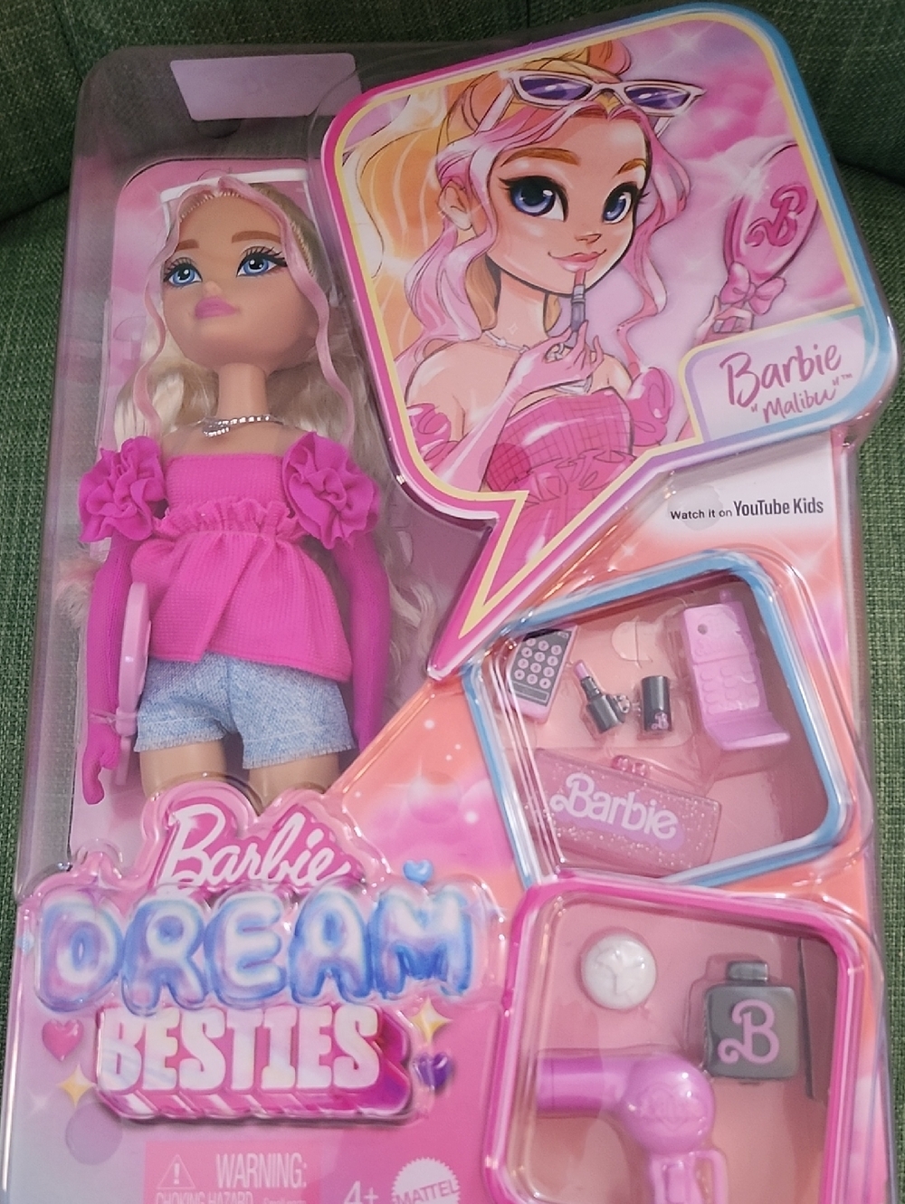 Barbie Dream Besties Malibu Pink Fashion Doll
